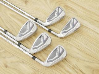 Iron set : Other Brand : **ของใหม่ ยังไม่แกะพลาสติก** ชุดเหล็ก Cobra Aerojet (ออกปี 2023 ตีง่าย ไกล) มีเหล็ก 6-Pw (5 ชิ้น) ก้านเหล็ก True Temper Elevate 95 Flex S