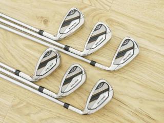 Iron set : Callaway : ชุดเหล็ก Callaway Mavrik (ปี 2020 ตีง่าย ไกลมากๆ) มีเหล็ก 6-Pw,Aw (6 ชิ้น) ก้านกราไฟต์ Mitsubishi Diamana 50 Flex R