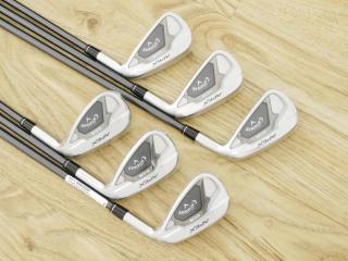 iron_set : **ของใหม่ ยังไม่แกะพลาสติก** ชุดเหล็ก Callaway APEX DCB Forged (ปี 2022) มีเหล็ก 5-Pw (6 ชิ้น) ก้านกราไฟต์ Mitsubishi Diamana 55 Flex R