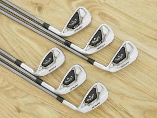 Iron set : Callaway : ชุดเหล็ก Callaway APEX DCB Forged (รุ่นปี 2022) มีเหล็ก 5-Pw (6 ชิ้น) ก้านกราไฟต์ Fujikura MCI Black 80 Flex R