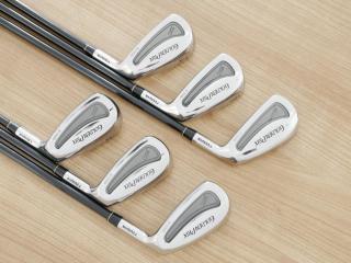 Iron set : Tsuruya : ชุดเหล็ก Tsuruya Goldenprix (ตีง่าย ไกล) มีเหล็ก 5-Pw (6 ชิ้น) ก้านกราไฟต์ Flex R