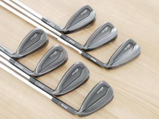 Iron set : Ping : ชุดเหล็ก Ping G710 (ปี 2021 Japan Spec. ใบใหญ่ ง่ายที่สุด ไกลที่สุดของ Ping) มีเหล็ก 6-Pw,Aw,Sw (7 ชิ้น)  ก้านเหล็ก NS Pro 950 NEO Flex R