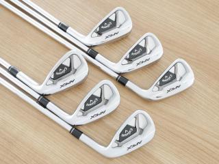 Iron set : Callaway : ชุดเหล็ก Callaway APEX Forged (รุ่นปี 2022) มีเหล็ก 5-Pw (6 ชิ้น) ก้านเหล็ก NS Pro ZELOS 8 Flex S