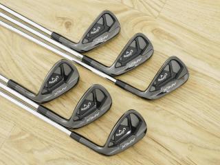 iron_set : ชุดเหล็ก Callaway APEX Black Forged (หายาก ปี 2022) มีเหล็ก 5-Pw (6 ชิ้น) ก้านเหล็ก NS Pro Modus 105 Flex S