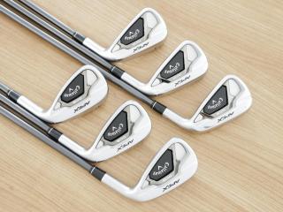 Iron set : Callaway : ชุดเหล็ก Callaway APEX DCB Forged (ปี 2022) มีเหล็ก 5-Pw (6 ชิ้น) ก้านกราไฟต์ Mitsubishi Diamana 55 Flex R