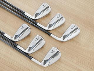 Iron set : Callaway : ชุดเหล็ก Callaway Paradym Ai Smoke (รุ่นล่าสุด ออกปี 2024 ตีง่ายมาก ไกล Japan Spec.) มีเหล็ก 6-Pw,Aw (6 ชิ้น) ก้านกราไฟต์ Fujikura TENSEI 50 Flex R