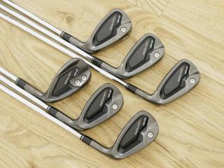 Iron set : Epon : ชุดเหล็ก EPON EF-02I Forged (ออกปี 2022 ใบใหญ่ ตีง่าย ไกล) มีเหล็ก 6-Pw,Aw (6 ชิ้น) ก้านเหล็ก NS Pro Modus 105 Flex R