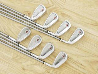 Iron set : ชุดเหล็ก PRGR Egg PF Forged (รุ่นปี 2019 ตีง่ายและไกลมากๆ โกงสุดๆ) มีเหล็ก 6-Pw,Aw,As,Sw (8 ชิ้น) ก้านกราไฟต์ M-40 Flex SR