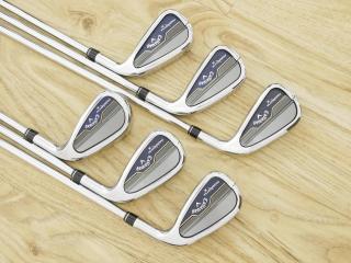 Iron set : ชุดเหล็ก Callaway Paradym X (รุ่นปี 2023 Japan Spec.) มีเหล็ก 5-Pw (6 ชิ้น) ก้านเหล็ก NS Pro ZELOS 7 Flex R