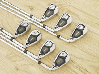 iron_set : ชุดเหล็ก Callaway Rogue ST Max OS (ออกปี 2022 ตีง่ายสุดๆ ไกลสุดๆ) มีเหล็ก 6-Pw,Gw,Sw (7 ชิ้น) ก้านเหล็ก Dynamic Gold 95 S200