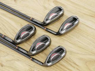 Iron set : Maruman : ชุดเหล็กกระเทย Maruman Shuttle i3000x มีเหล็ก 7-10,Pw (5 ชิ้น) ก้านกราไฟต์ Flex R