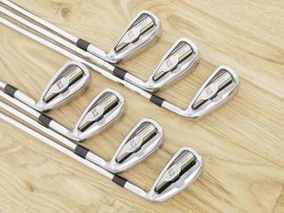 Iron set : Bridgestone : ชุดเหล็ก Bridgestone JGR Hybrid Forged (ตีไกลกว่าตัวอื่น 2 เบอร์) มีเหล็ก 5-P1,P2 (7 ชิ้น) ก้านเหล็ก NS Pro ZELOS 8 Flex S