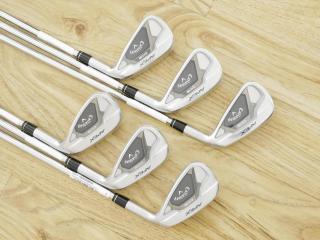 Iron set : Callaway : **ของใหม่ ยังไม่แกะพลาสติก** ชุดเหล็ก Callaway APEX DCB Forged (ปี 2022) มีเหล็ก 5-Pw (6 ชิ้น) ก้านเหล็ก NS Pro ZELOS 7 Flex S