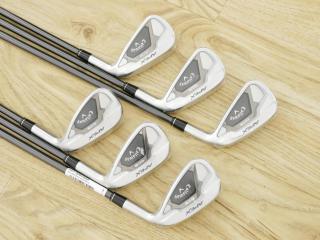 Iron set : Callaway : **ของใหม่ ยังไม่แกะพลาสติก** ชุดเหล็ก Callaway APEX DCB Forged (ปี 2022) มีเหล็ก 5-Pw (6 ชิ้น)  ก้านกราไฟต์ Mitsubishi Diamana 55 Flex R