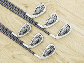 Iron set : Callaway : ชุดเหล็ก Callaway Steelhead XR (ปี 2017 ง่าย ไกล) มีเหล็ก 5-Pw (6 ชิ้น) ก้านกราไฟต์ Flex R