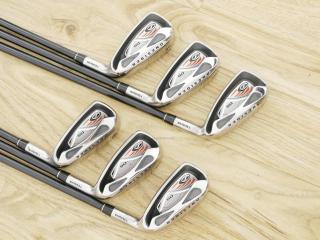 Iron set : Tsuruya : ชุดเหล็ก Tsuruya Onesider DS (ตีไกล) มีเหล็ก 5-Pw (6 ชิ้น) ก้านกราไฟต์ FLex R