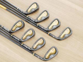 Iron set : Other Brand : ชุดเหล็ก Mutsumi Honma MH708X (ใบใหญ่ ตีง่าย ไกล) มีเหล็ก 5-Pw,Aw,Sw (8 ชิ้น) ก้านกราไฟต์ Flex R