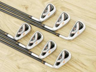 Iron set : ชุดเหล็ก Honma ATHPORT E+ มีเหล็ก 6-11,Aw (7 ชิ้น) ก้านกราไฟต์ Honma ARMRQ WT-53 Flex R