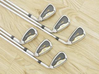 Iron set : Taylormade : ชุดเหล็ก Taylormade XR-05 (หน้า Titanium รุ่นท็อป) มีเหล็ก 5-Pw (6 ชิ้น) ก้านเหล็ก Ns Pro 850 Flex R