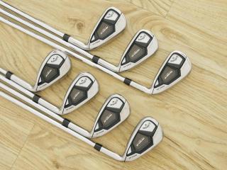 Iron set : Callaway : ชุดเหล็ก Callaway Rogue ST Max OS (ออกปี 2022 ตีง่ายสุดๆ ไกลสุดๆ) มีเหล็ก 5-Pw,Aw (7 ชิ้น) ก้านเหล็ก NS Pro Zelos 7 Flex S