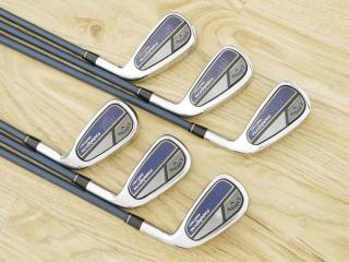 Iron set : Callaway : ชุดเหล็ก Callaway Paradym Max Fast Forged (ออกปี 2023 ตีง่ายสุด ไกลสุดของ Callaway Japan Spec.) มีเหล็ก 5-Pw (6 ชิ้น) ก้านกราไฟต์ Fujikura Speeder NX 40 Flex R