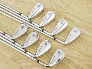 iron_set : **มีตำหนิ** ชุดเหล็ก Katana Voltio NINJA Hybrid Iron (ปี 2020 หน้าเด้ง ตีไกล) มีเหล็ก 6-Pw,Aw,As,Sw (8 ชิ้น) ก้านกราไฟต์ Fujikura Voltio 40 Flex SR