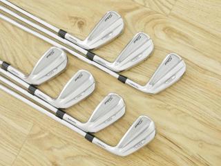 Iron set : ชุดเหล็ก Titleist T100S Forged (รุ่นปี 2022) มีเหล็ก 4-Pw (7 ชิ้น) ก้านเหล็ก True Temper AMT Red R300