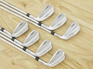 iron_set : ชุดเหล็ก Titleist T100 Forged (รุ่นปี 2022) มีเหล็ก 4-Pw (7 ชิ้น) ก้านเหล็ก NS Pro 105T Flex S