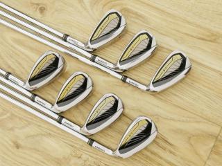 Iron set : Tsuruya : ชุดเหล็ก Tsuruya S-II (ใบใหญ่ ตีง่าย) มีเหล็ก 5-Pw,Sw (7 ชิ้น) ก้านเหล็ก NS Pro 950 Flex R