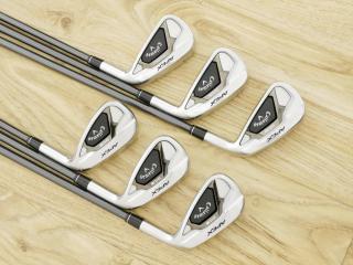 Iron set : Callaway : ชุดเหล็ก Callaway APEX DCB Forged (ปี 2022) มีเหล็ก 5-Pw (6 ชิ้น) ก้านกราไฟต์ Mitsubishi Diamana 55 Flex R