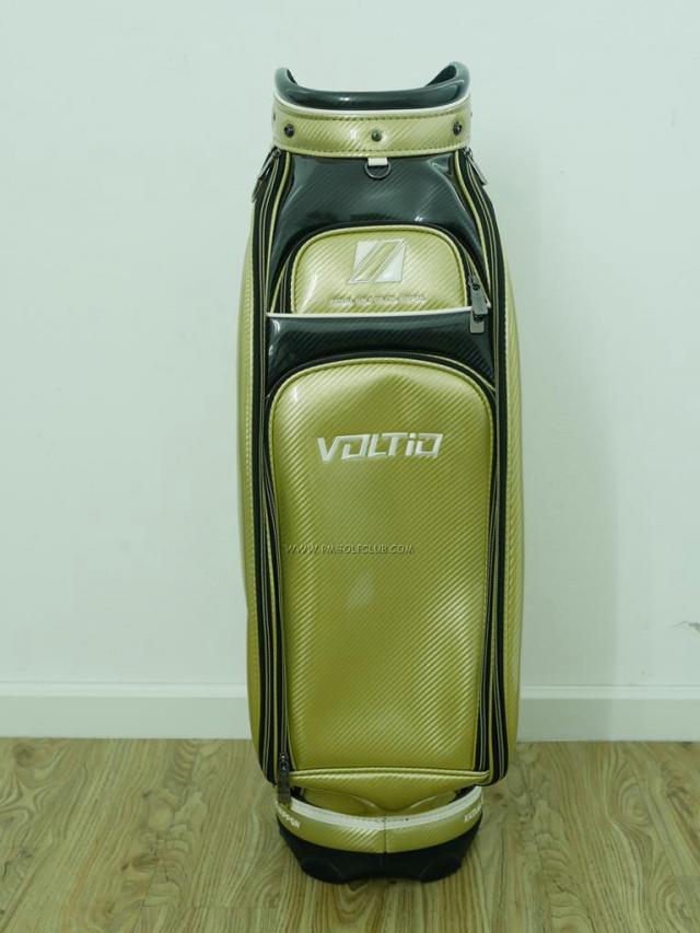 Golf Bag : All : ***ของใหม่*** ถุงกอล์ฟ Katana Voltio Tour Bag สีทอง หนังแก้ว ขนาด 9.5 นิ้ว