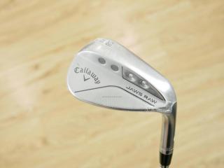 Wedge : Callaway : **ของใหม่ ยังไม่แกะพลาสติก** Wedge Callaway JAWS RAW (รุ่นใหม่ ปี 2023) Loft 58 ก้านเหล็ก Dynamic Gold S200