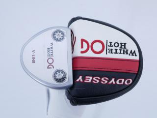 Putter : All : **ของใหม่ ยังไม่แกะพลาสติก** พัตเตอร์ Odyssey White Hot OG V-Line ก้าน Stroke LAB ยาว 33 นิ้ว