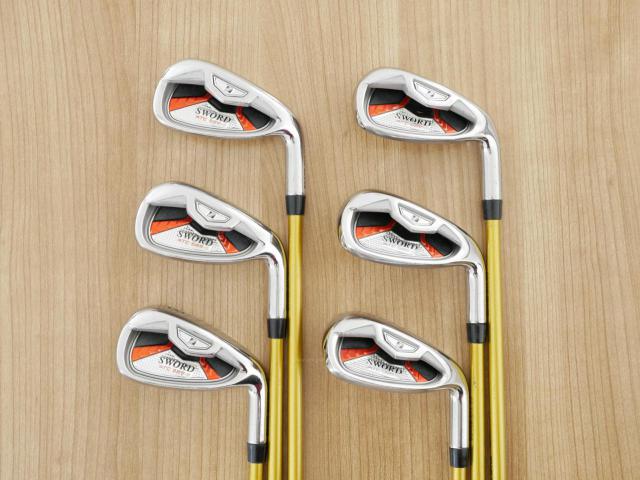 Iron set : Katana : ชุดเหล็ก Katana Sword ATC-589a (หน้าเด้ง) มีเหล็ก 6-Pw,Aw (6 ชิ้น) ก้านกราไฟต์ Fujikura Speeder 589 Flex SR