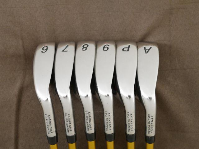 Iron set : Katana : ชุดเหล็ก Katana Sword ATC-589a (หน้าเด้ง) มีเหล็ก 6-Pw,Aw (6 ชิ้น) ก้านกราไฟต์ Fujikura Speeder 589 Flex SR