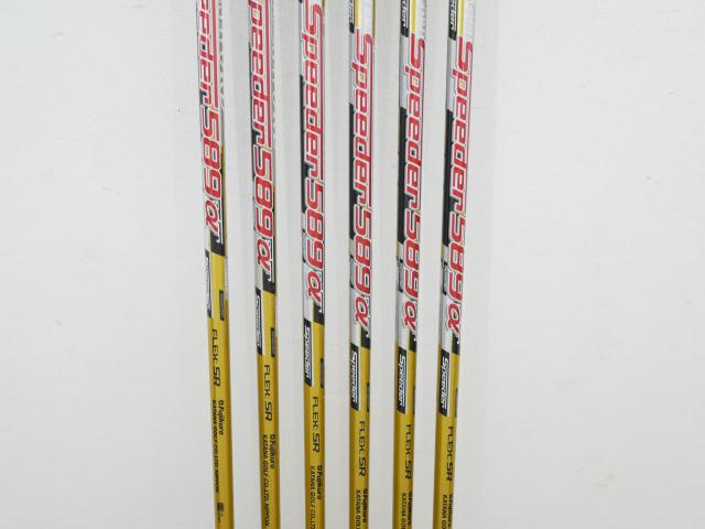 Iron set : Katana : ชุดเหล็ก Katana Sword ATC-589a (หน้าเด้ง) มีเหล็ก 6-Pw,Aw (6 ชิ้น) ก้านกราไฟต์ Fujikura Speeder 589 Flex SR