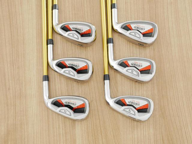 Iron set : Katana : ชุดเหล็ก Katana Sword ATC-589a (หน้าเด้ง) มีเหล็ก 6-Pw,Aw (6 ชิ้น) ก้านกราไฟต์ Fujikura Speeder 589 Flex SR