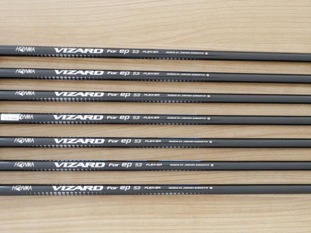 Iron set : Honma : ชุดเหล็ก Honma LB-808 EP (หน้าเด้ง) มีเหล็ก 5-11 (7 ชิ้น) ก้านกราไฟต์ Honma Vizard 53 Flex SR