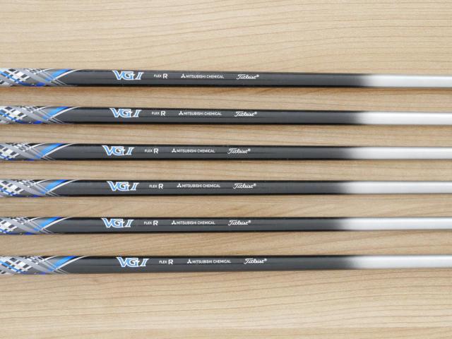 Iron set : Titleist : ชุดเหล็ก Titleist VG3 Type D Forged (รุ่นปี 2019 Japan Spec. ตีง่ายและไกลที่สุดของ Titleist) มีเหล็ก 5-Pw (6 ชิ้น) ก้านกราไฟต์ Mitsubishi VGI Flex R