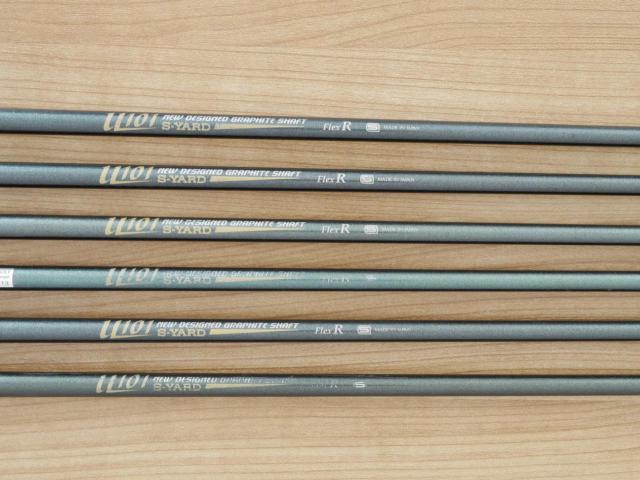 Iron set : Other Brand : ชุดเหล็ก S-Yard U.101 (Forged) มีเหล็ก 5-Pw (6 ชิ้น) ก้านกราไฟต์ Flex R