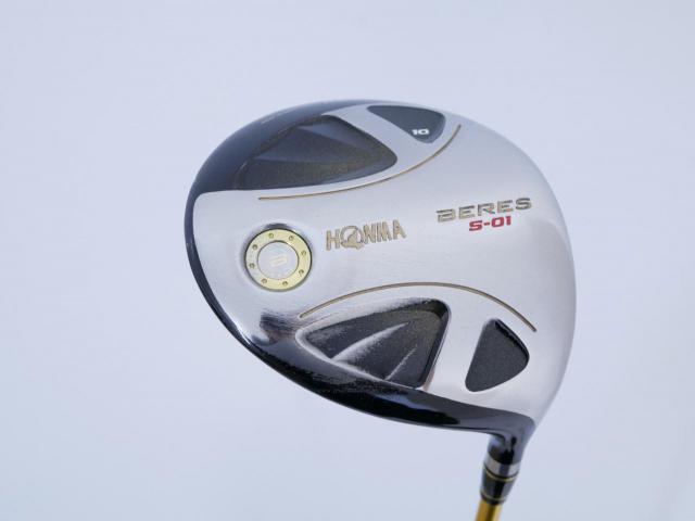 Driver : Honma : **ก้าน 4 ดาว** ไดรเวอร์ Honma Beres S-01 (460cc.) Loft 10 ก้าน ARMRQ 6 (45) Flex R (4 ดาว)