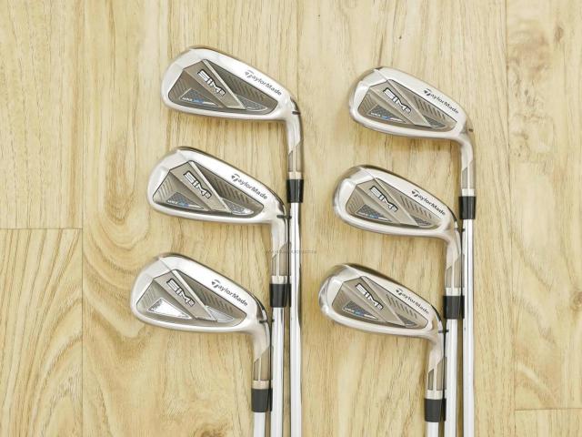 Iron set : Taylormade : ชุดเหล็ก Taylormade SIM 2 MAX (ออกปี 2021 Japan Spec.) มีเหล็ก 6-Pw,Aw (6 ชิ้น) ก้านเหล็ก KBS Max MT 85 Flex R