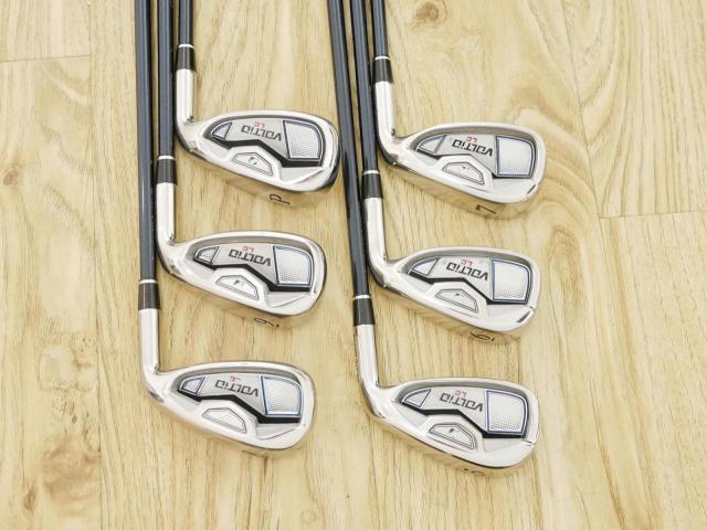 Iron set : Katana : ชุดเหล็ก Katana Voltio III LC (ใบใหญ่ หน้าเด้ง ง่าย ไกล) มีเหล็ก 5-Pw (6 ชิ้น) ก้าน Tour AD VL-5 Flex SR