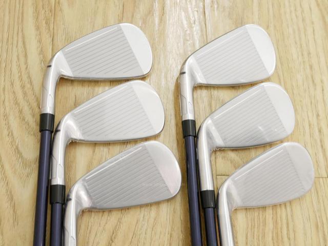 Iron set : Taylormade : **ของใหม่ ยังไม่แกะพลาสติก** ชุดเหล็ก Taylormade Qi (รุ่นล่าสุด ออกปี 2024 Japan Spec.) มีเหล็ก 5-Pw (6 ชิ้น) ก้านกราไฟต์ Mitsubishi Diamana TM60 Flex R