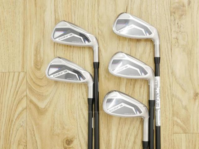 Iron set : Other Brand : **ของใหม่ ยังไม่แกะพลาสติก** ชุดเหล็ก Cobra Aerojet (ออกปี 2023 ตีง่าย ไกล) มีเหล็ก 6-Pw (5 ชิ้น) ก้านกราไฟต์ Fujikura Speeder NX Flex R