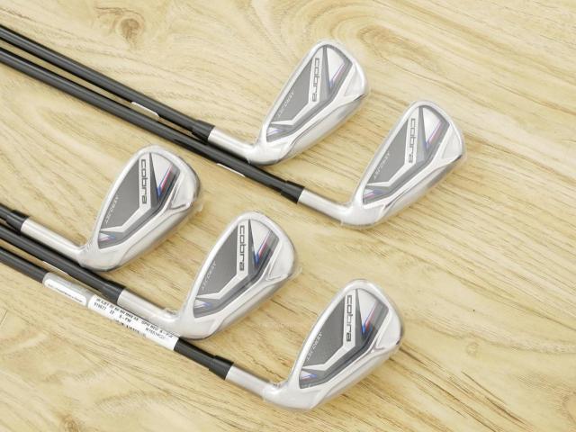 Iron set : Other Brand : **ของใหม่ ยังไม่แกะพลาสติก** ชุดเหล็ก Cobra Aerojet (ออกปี 2023 ตีง่าย ไกล) มีเหล็ก 6-Pw (5 ชิ้น) ก้านกราไฟต์ Fujikura Speeder NX Flex R