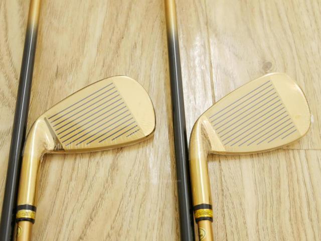 Iron set : Other Brand : **ของใหม่ ยังไม่แกะพลาสติก** ชุดเหล็ก Mutsumi Honma MH777 One Length (ใบใหญ่ ตีง่าย ไกล) มีเหล็ก 5-Pw (6 ชิ้น) ก้านกราไฟต์ Flex R