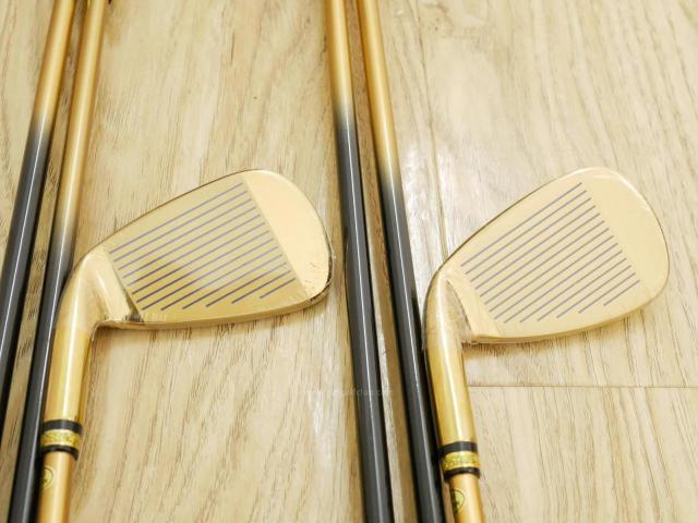 Iron set : Other Brand : **ของใหม่ ยังไม่แกะพลาสติก** ชุดเหล็ก Mutsumi Honma MH777 One Length (ใบใหญ่ ตีง่าย ไกล) มีเหล็ก 5-Pw (6 ชิ้น) ก้านกราไฟต์ Flex R