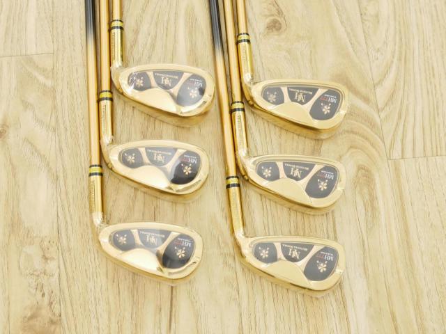 Iron set : Other Brand : **ของใหม่ ยังไม่แกะพลาสติก** ชุดเหล็ก Mutsumi Honma MH777 One Length (ใบใหญ่ ตีง่าย ไกล) มีเหล็ก 5-Pw (6 ชิ้น) ก้านกราไฟต์ Flex R