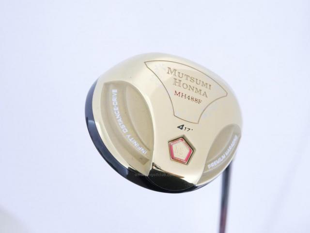 Fairway Wood : Other Brand : หัวไม้ 4 Mutsumi Honma MH488F (หน้า Maraging) Loft 17 Flex R